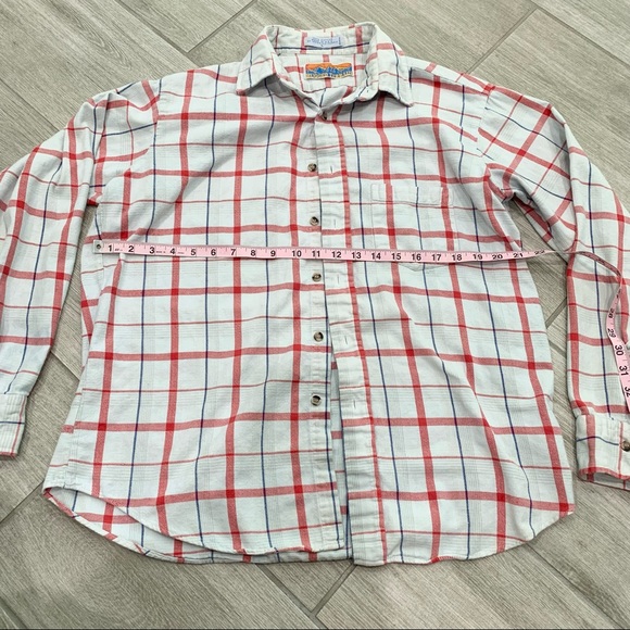 Rugged Terrain red plaid button down shirt - Picture 4 of 6
